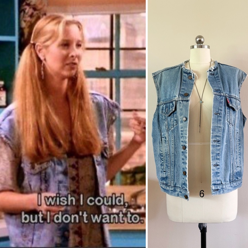 โ90s / Cutoff Leviโs Denim Vest - Picture 2 of 6